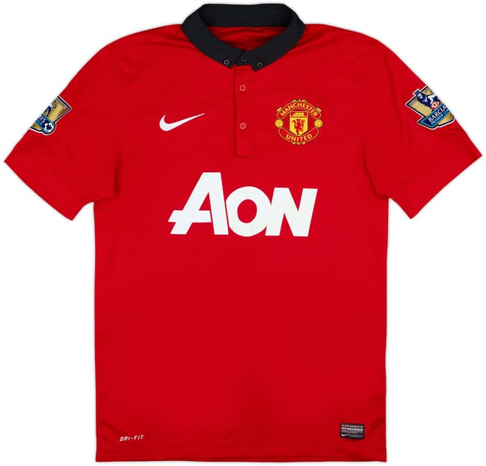 2013-14 Manchester United Home Shirt v.Persie #20 - 5/10 - (S)