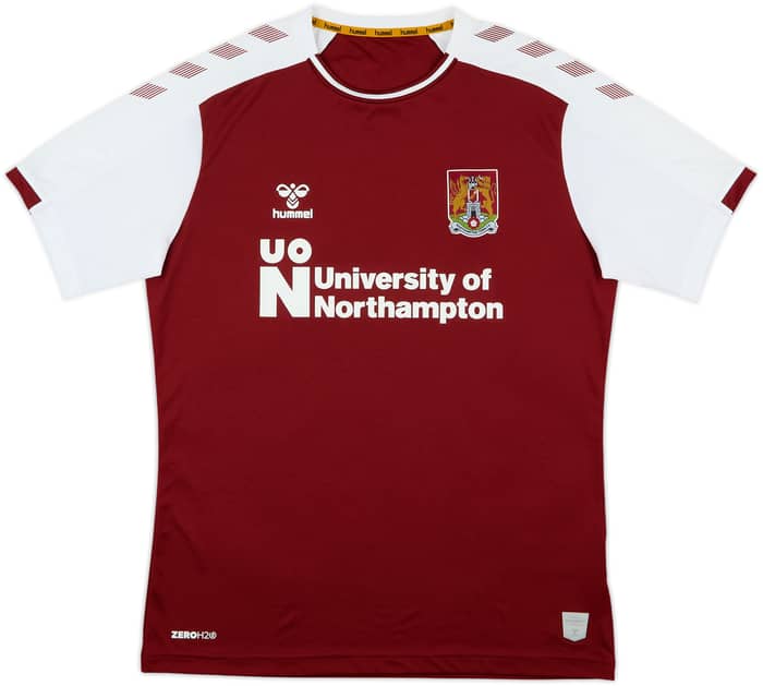 2020-21 Northampton Home Shirt - 8/10 - (L)