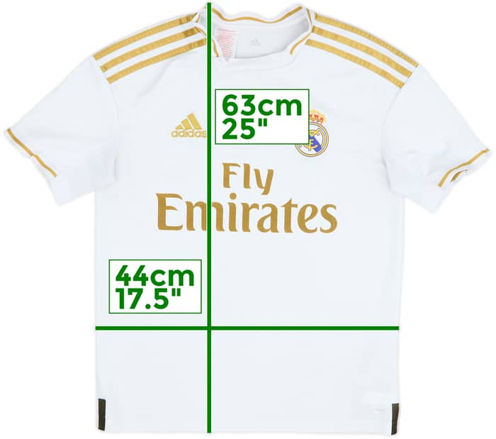 2019-20 Real Madrid Home Shirt - 7/10 - (L.Boys)