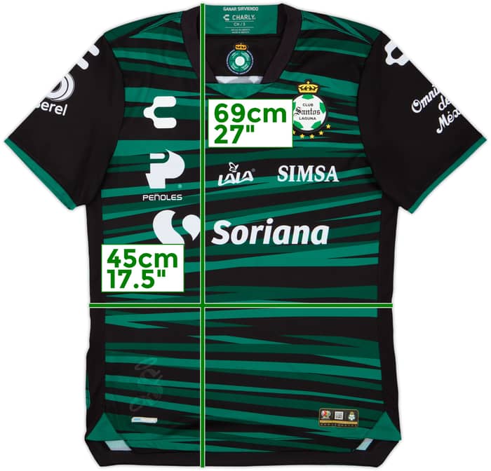 2022-23 Santos Laguna Away Shirt - 8/10 - (S)