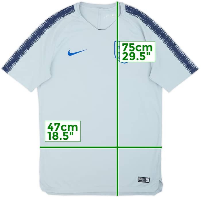 2018-19 Inglaterra Nike Camiseta de Entrenamiento - 8/10 - (M)