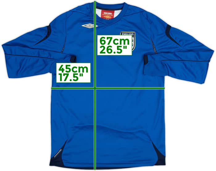 2006-08 England GK Shirt - 4/10 - (XL.Boys)