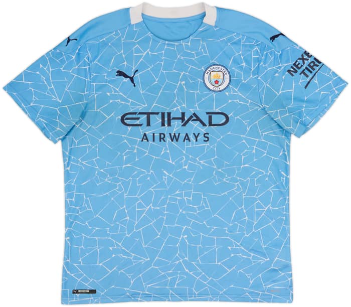 2020-21 Manchester City Home Shirt De Bruyne #17 - 5/10 - (XL)