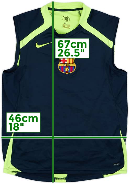 2005-06 Barcelona Nike Training Vest - 9/10 - (S)
