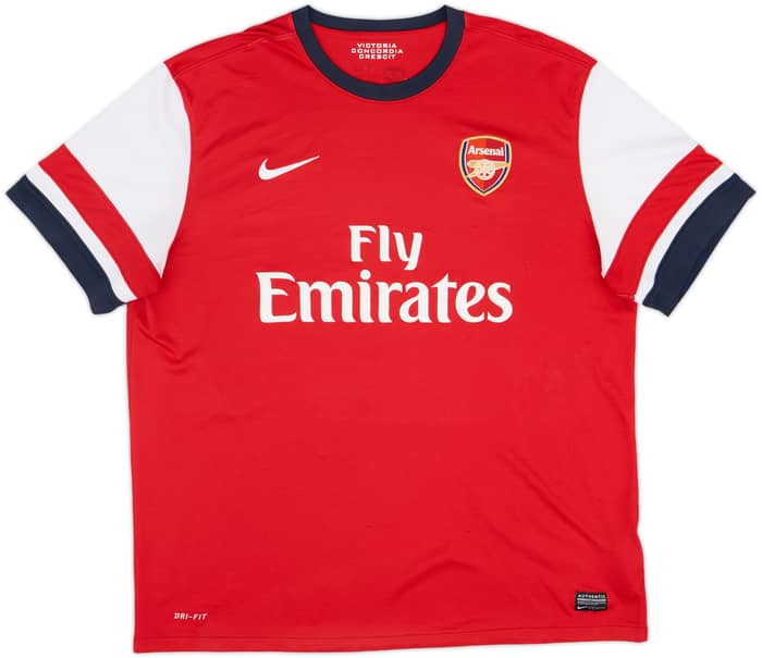 2012-14 Arsenal Home Shirt Arteta #8 - 5/10 - (XL)