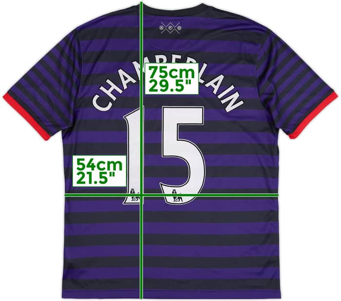 2012-13 Arsenal Away Shirt Chamberlain #15 - 8/10 - (L)