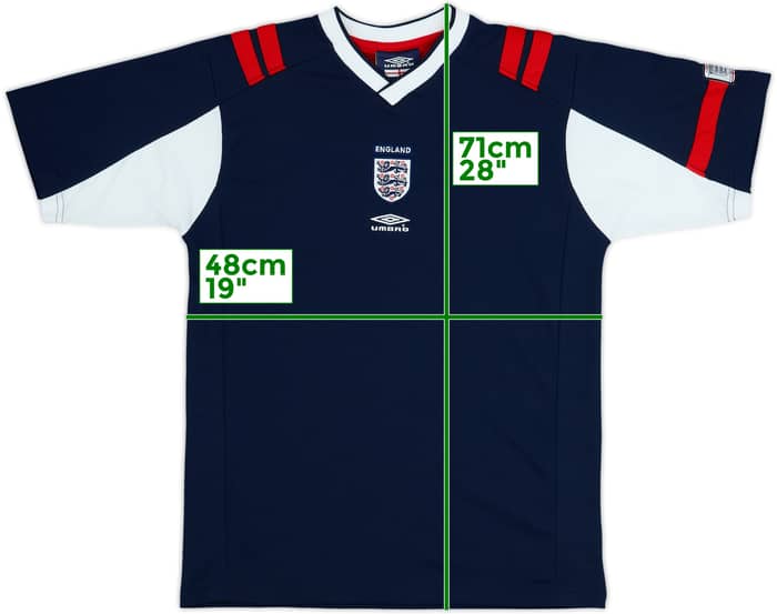 2002-04 England Umbro Training Shirt - 9/10 - (S)
