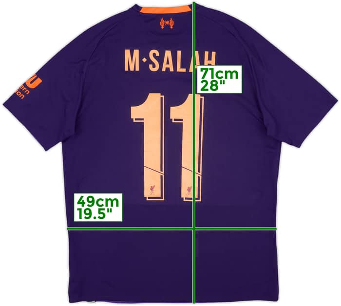 2018-19 Liverpool Away Shirt M.Salah #11 - 7/10 - (M)