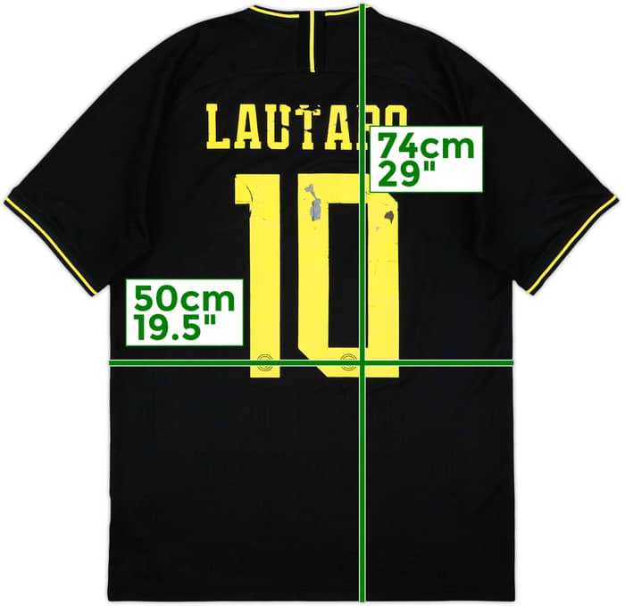 2019-20 Inter Milan Third Shirt Lautaro #10 - 4/10 - (M)