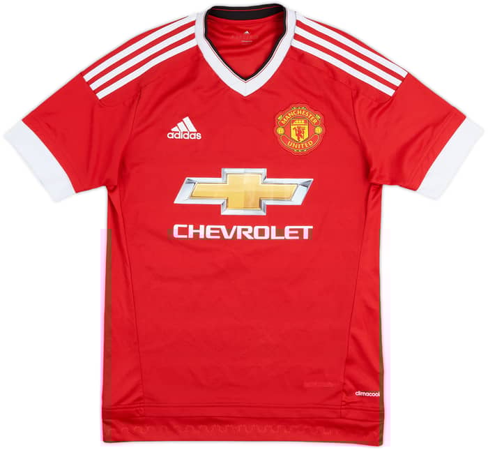 2015-16 Manchester United Home Shirt Carrick #16 - 8/10 - (XS)