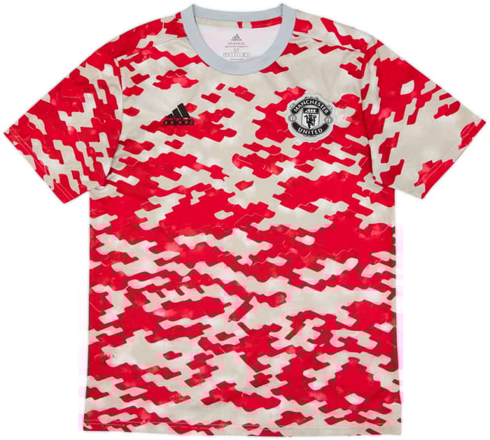 2021-22 Manchester United adidas Training Shirt - 6/10 - (M)