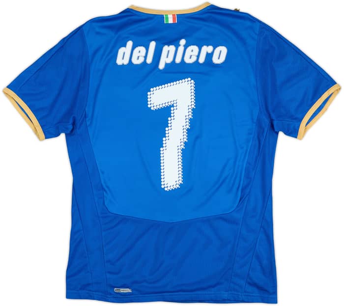 2007-08 Italy Home Shirt Del Piero #7 - 4/10 - (M)