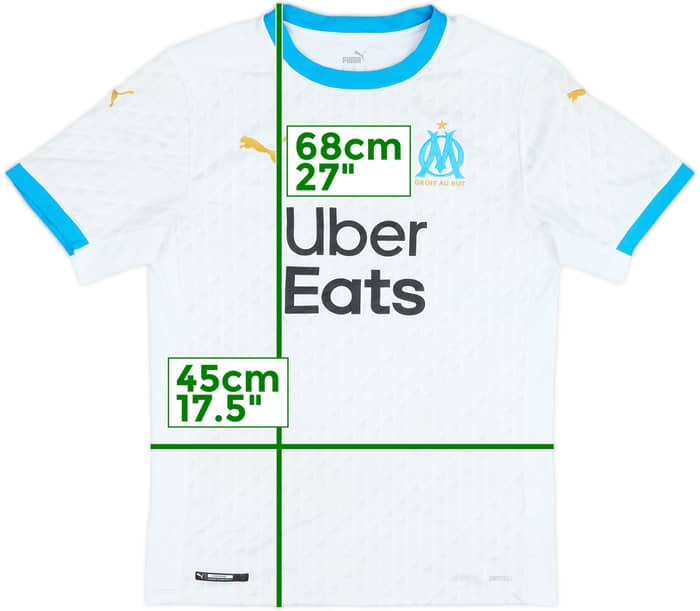 2020-21 Olympique Marseille Home Shirt - 7/10 - (S)