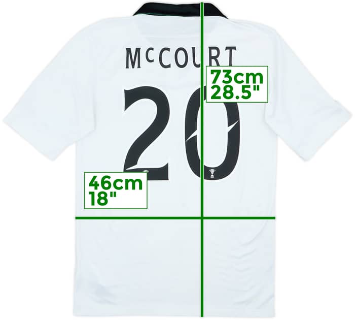 2012-13 Celtic '125th Anniversary' Third Shirt McCourt #20 - 8/10 - (S)