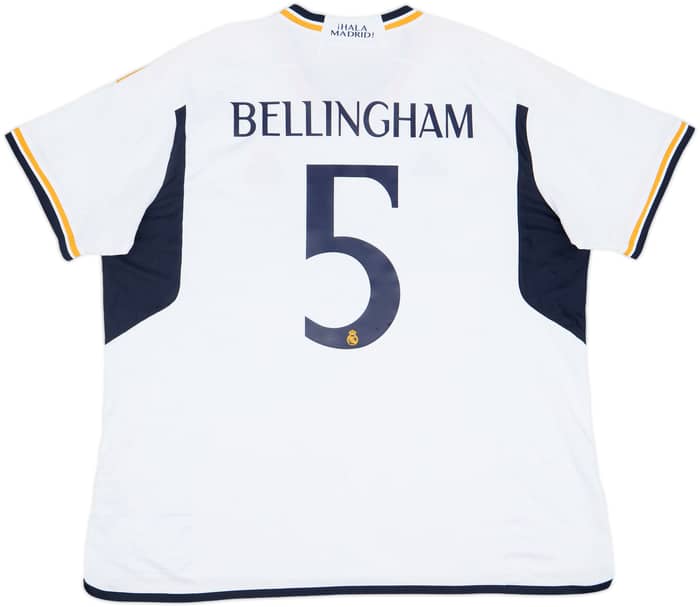 2023-24 Real Madrid Home Shirt Bellingham #5 - 9/10 - (3XL)