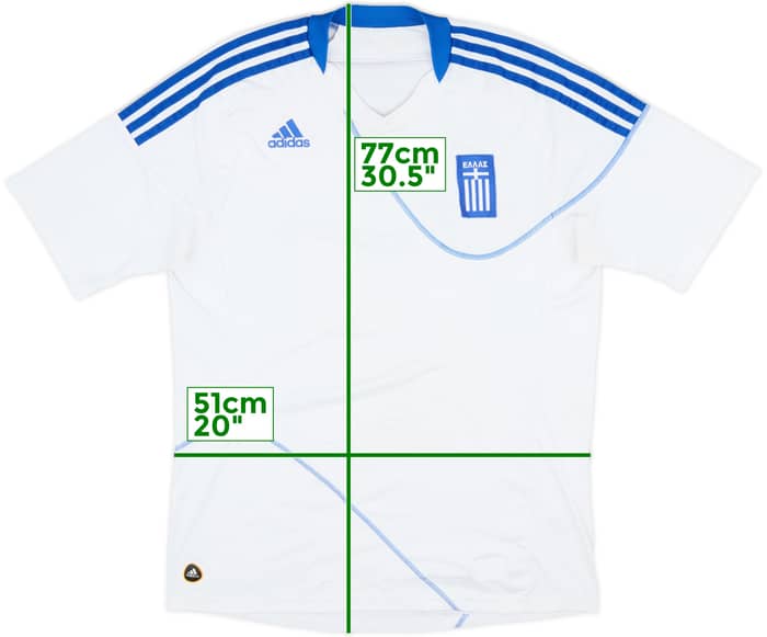 2010-11 Greece Home Shirt - 7/10 - (L)