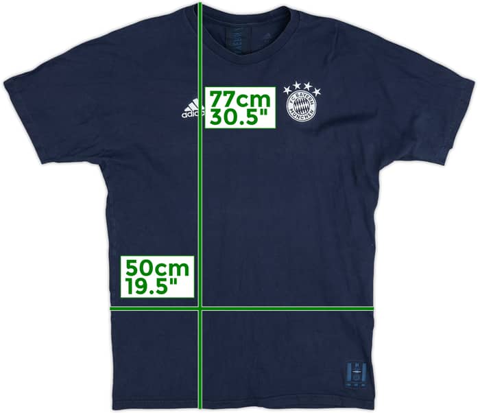 2019-20 Bayern Munich adidas Cotton Tee - 8/10 - (M)