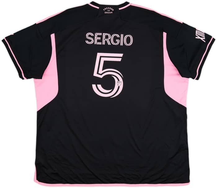 2023-24 Inter Miami Authentic Away Shirt Sergio #5 - 8/10 - (3XL)