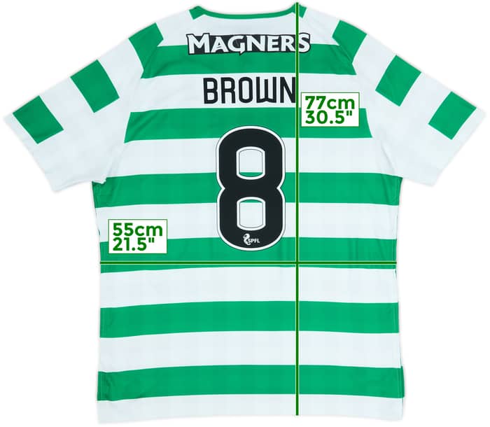 Camiseta de local del Celtic 2018-19 Marrón #8 - 5/10 - (L)