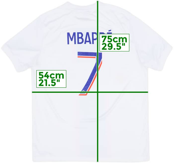 2022-23 Paris Saint-Germain Third Shirt Mbappe #7 - 8/10 - (L)