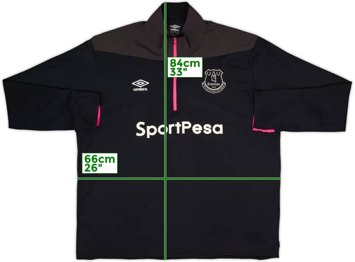 2018-19 Everton Umbro 1/4 Zip Training Top - 7/10 - (3XL)