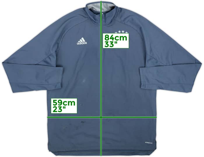 2020-21 Germany adidas 1/4 Zip Training Top - 5/10 - (L)