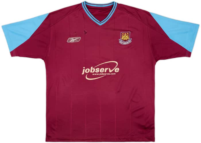 2003-05 West Ham Home Shirt - 5/10 - (XL)