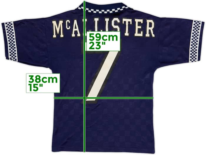 1997-98 Falkirk Home Shirt McAllister #7 - 5/10 - (M.Boys)