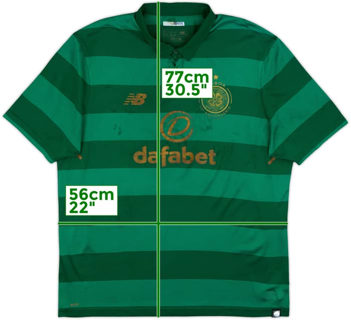 2017-18 Celtic 'Lisbon Lions 50th Anniversary' Away Shirt - 4/10 - (XL)