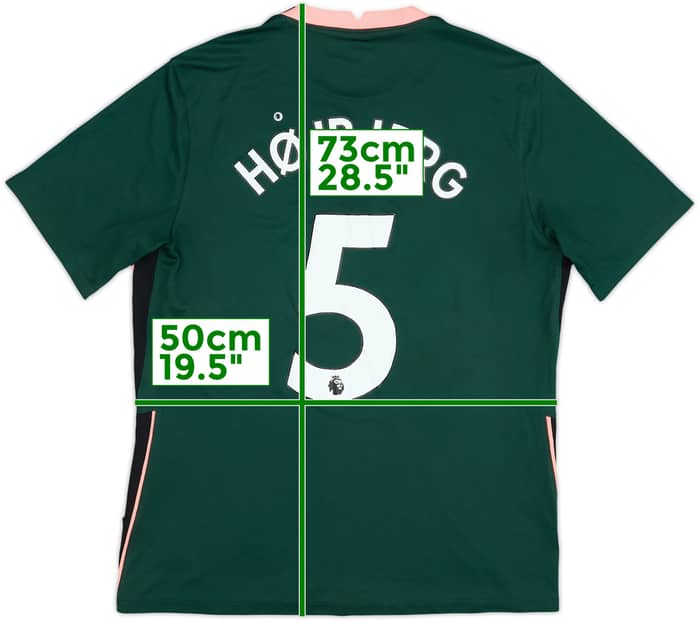 2020-21 Tottenham Away Shirt Højbjerg #5 - 7/10 - (L)