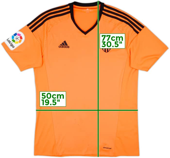 2016-17 Valencia Third Shirt - 6/10 - (L)