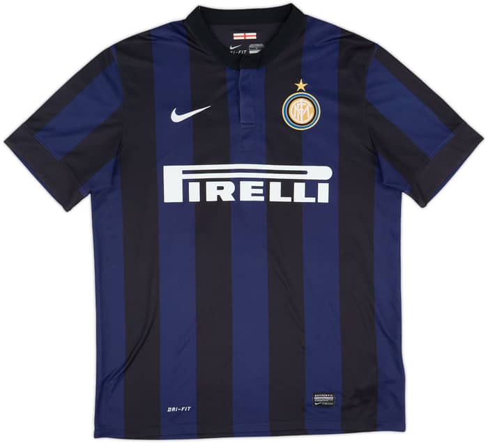 2013-14 Inter Milan Home Shirt Milito #22 - 7/10 - (L)