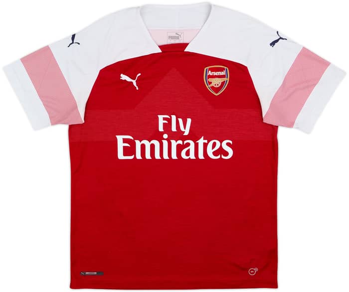 2018-19 Arsenal Home Shirt Saka #87 - 7/10 - (L)