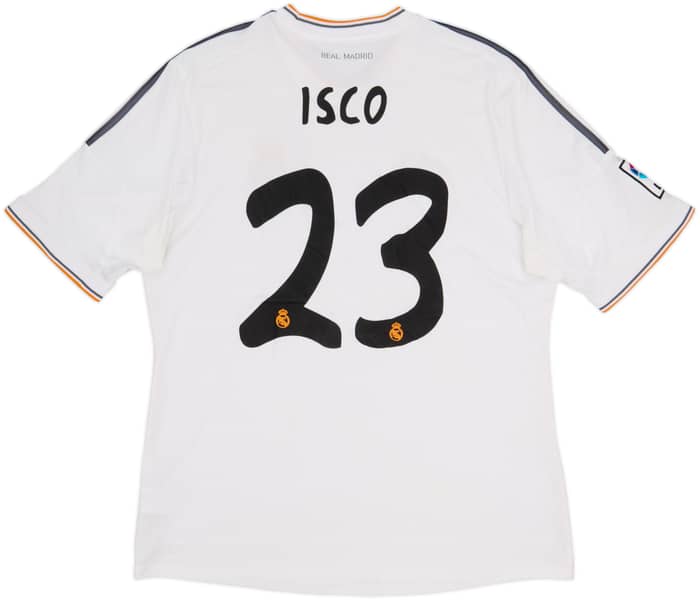2013-14 Real Madrid Home Shirt Isco #23 - 5/10 - (XL)