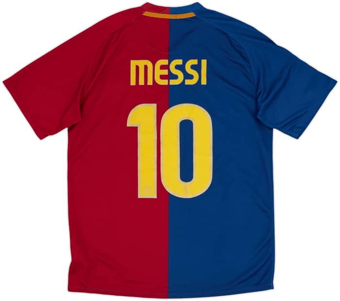 2008-09 Barcelona Home Shirt Messi #10 - 6/10 - (M)