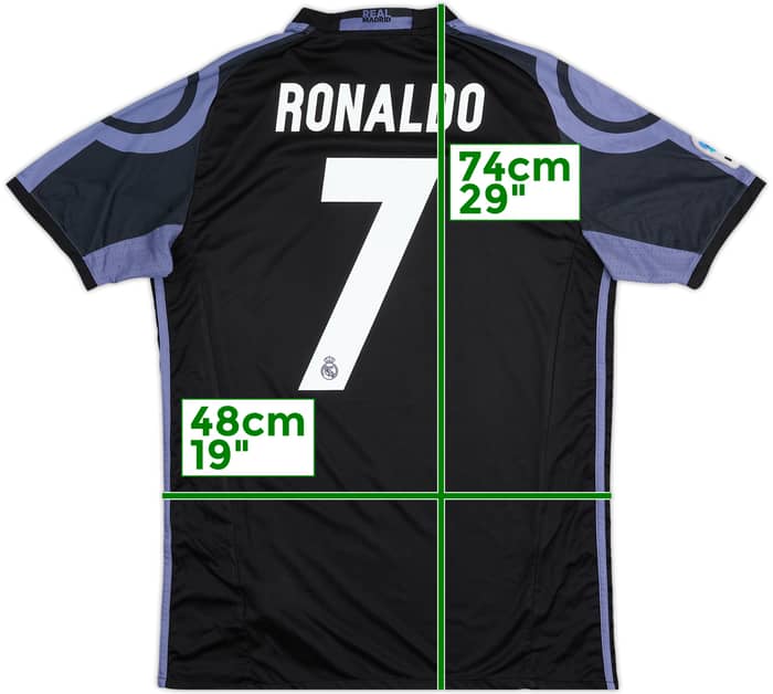 2016-17 Real Madrid Third Shirt Ronaldo #7 - 6/10 - (M)