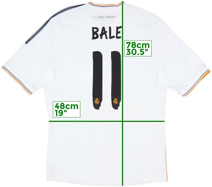 2013-14 Real Madrid Home Shirt Bale #11 - 6/10 - (L)