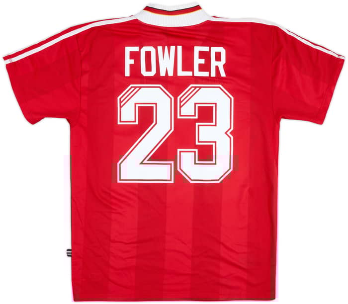 1995-96 Liverpool Home Shirt Fowler #23 - 8/10 - (L)