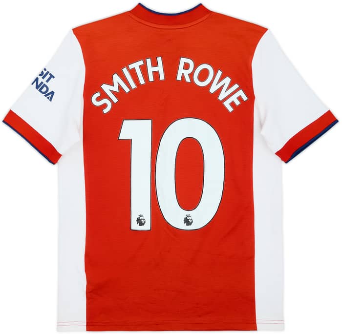 2021-22 Arsenal Home Shirt Smith Rowe #10 - 6/10 - (L.Boys)