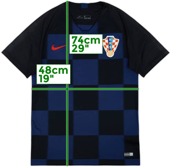 2018-19 Croatia Away Shirt - 8/10 - (S)