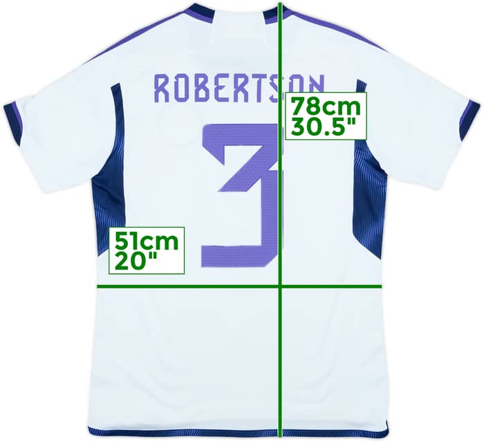 2022-23 Scotland Away Shirt Robertson #3 - 8/10 - (L)