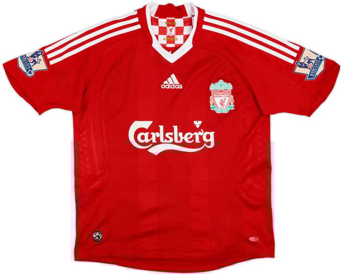 2008-10 Liverpool Home Shirt Mascherano #20 - 6/10 - (L.Boys)