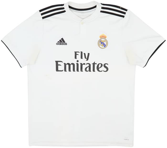 2018-19 Real Madrid Home Shirt Bale #11 - 6/10 - (L)