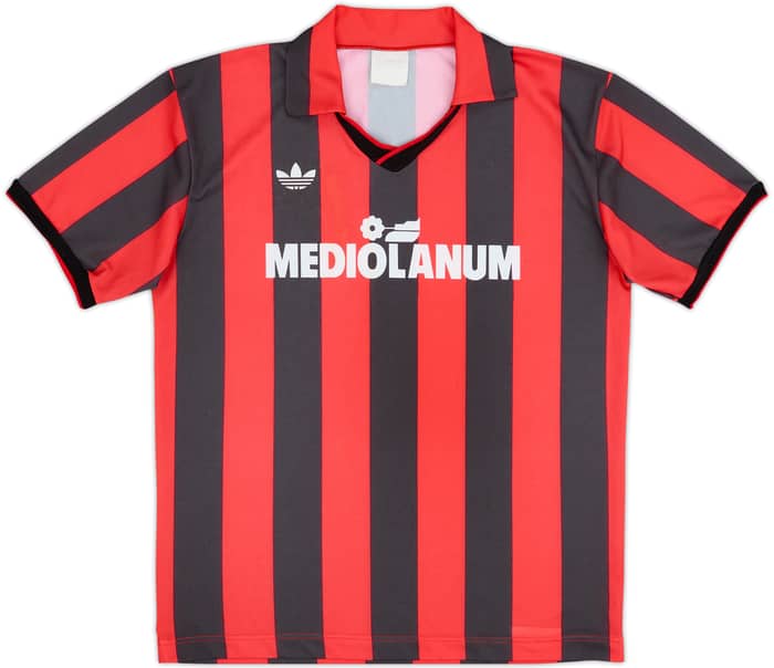 1990-91 AC Milan Home Shirt - 6/10 - (M)