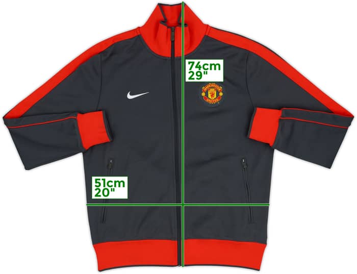 2010-11 Manchester United Nike Track Jacket - 8/10 - (M)