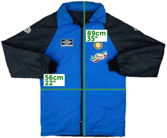 1992-93 Inter Milan Umbro Hooded Rain Jacket - 7/10 - (L)