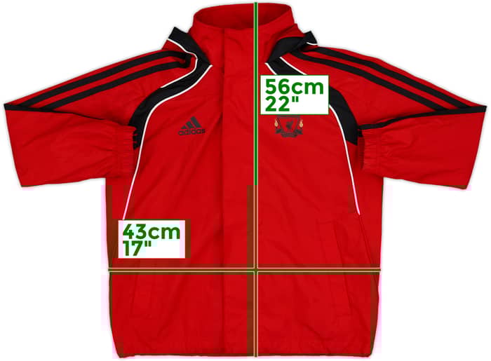 2010-11 Liverpool adidas Hooded Track Jacket - 8/10 - (S.Boys)