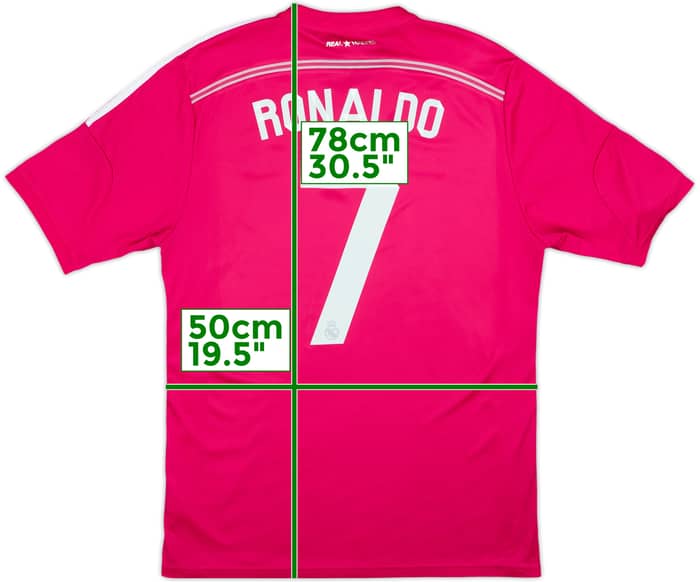 2014-15 Real Madrid Away Shirt Ronaldo #7 - 6/10 - (L)