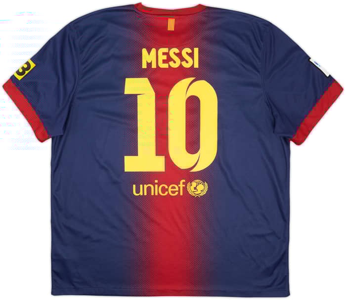 2012-13 Barcelona Home Shirt Messi #10 - 8/10 - (XXL)