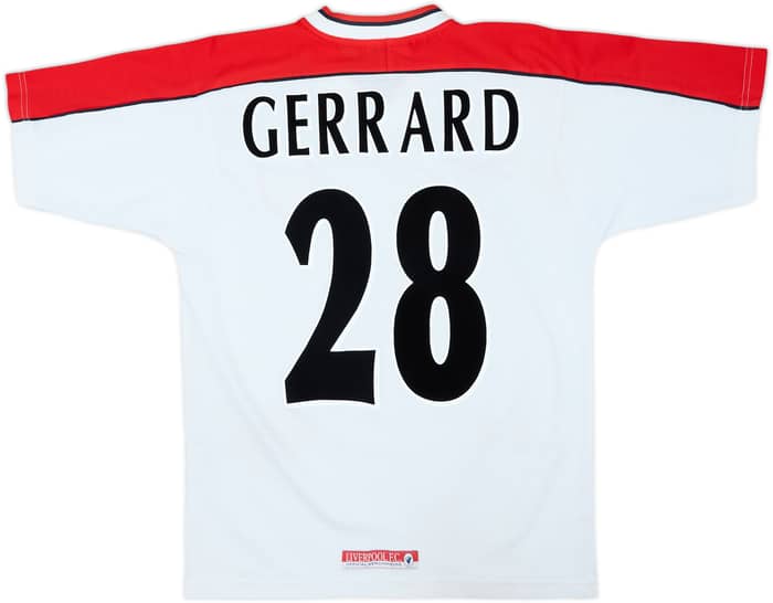 1998-99 Liverpool Away Shirt Gerrard #28 - 6/10 - (Y)